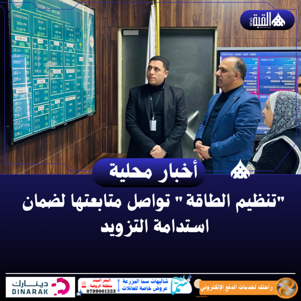 تنظيم الطاقة تواصل متابعتها لضمان استدامة التزويد