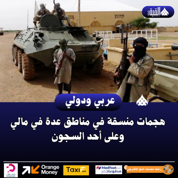 هجمات منسقة في مناطق عدة في مالي وعلى أحد السجون
